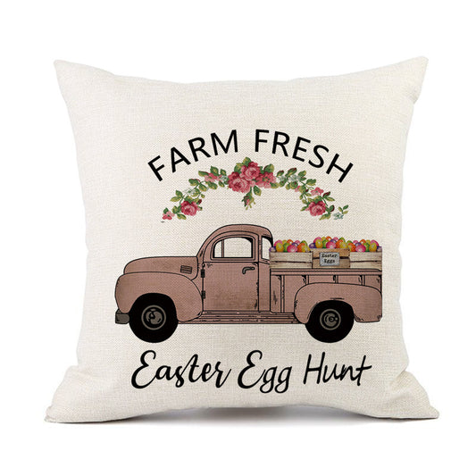 European American Spring Festival Home Decor Pillow