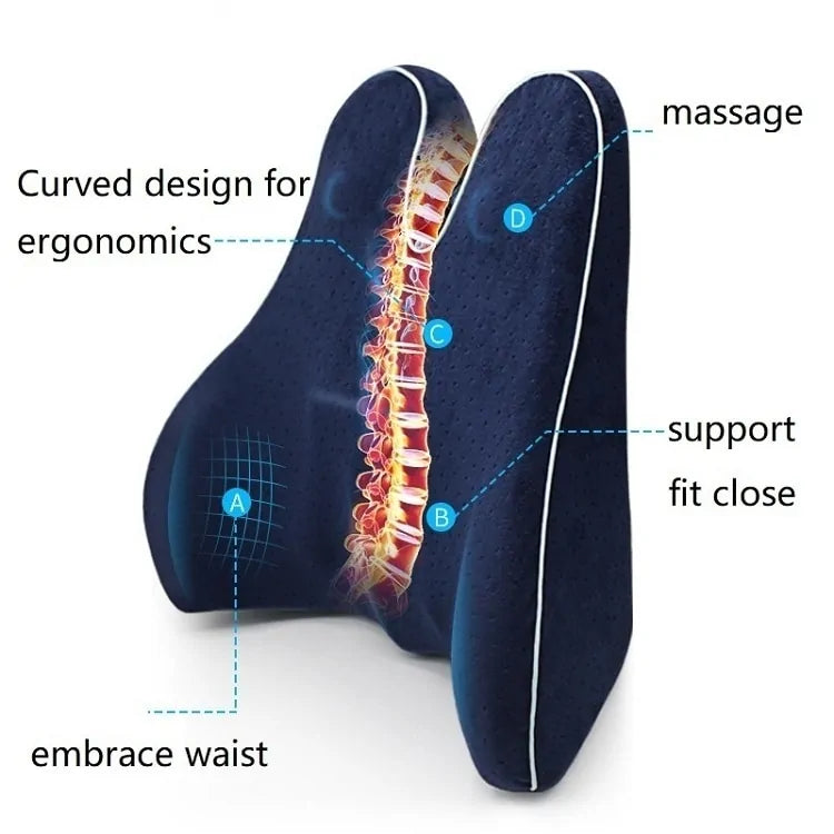 Comfort Chair Back Support Pillow Memory Foam - YGSHOP