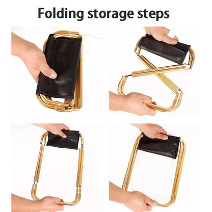 Foldable Aluminium Cloth Camping Chair - YGSHOP