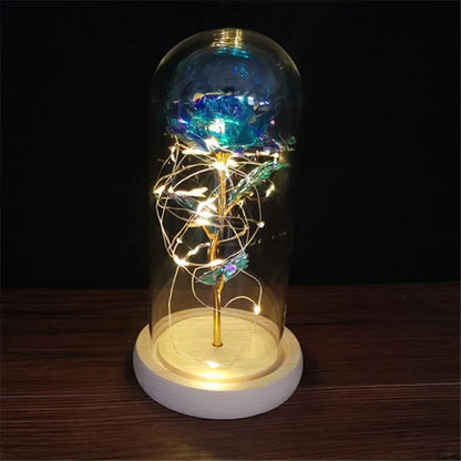 Led Enchanted Galaxy Rose Decor unique present