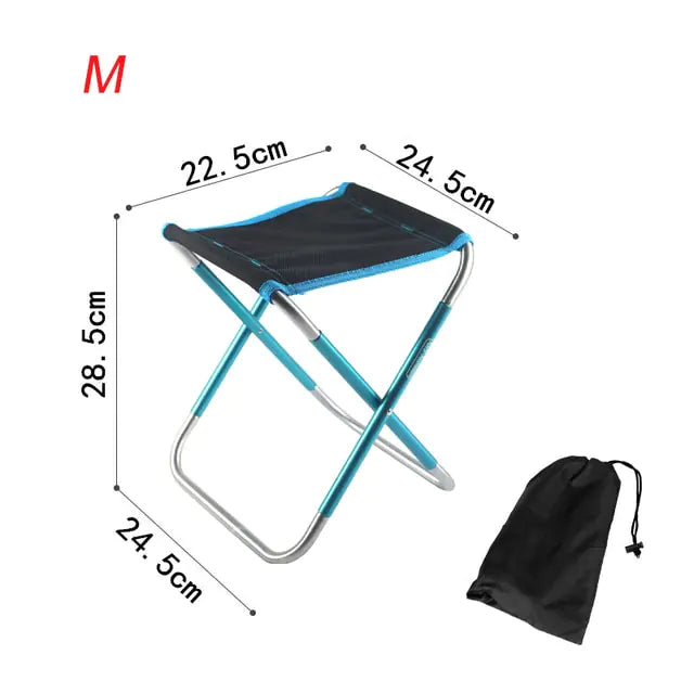 Foldable Aluminium Cloth Camping Chair - YGSHOP