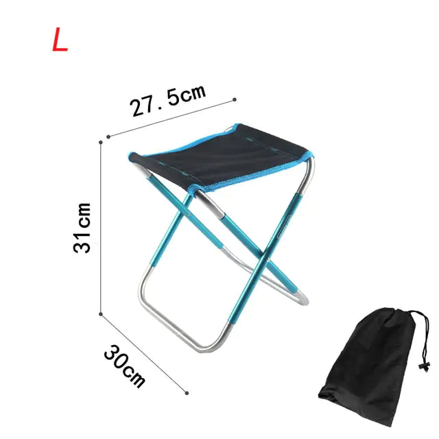 Foldable Aluminium Cloth Camping Chair - YGSHOP