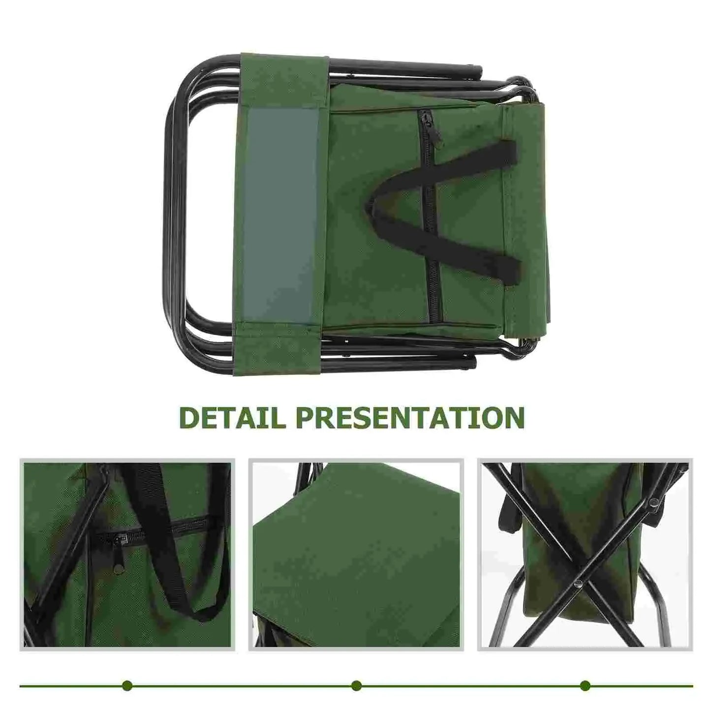 Foldable Outdoor Chair with Storage Bag - YGSHOP