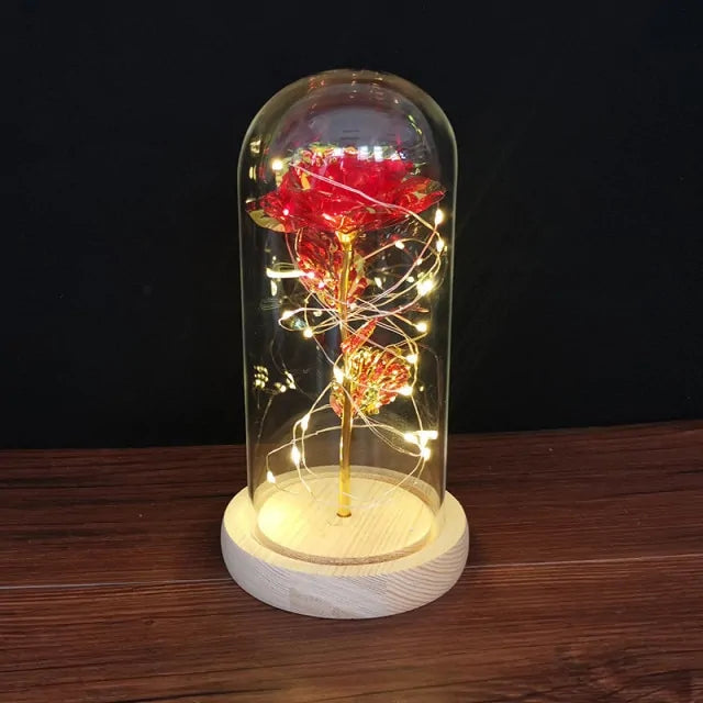 Led Enchanted Galaxy Rose Decor unique present