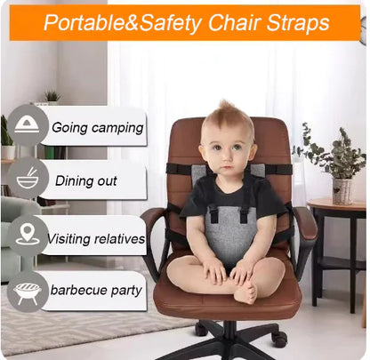 Child Chair Safety Belt – Adjustable Feeding Guard - YGSHOP