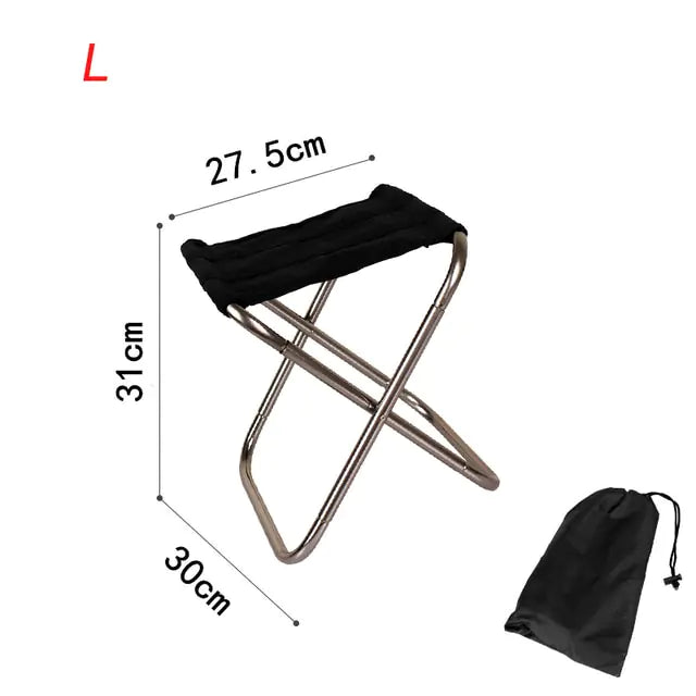 Foldable Aluminium Cloth Camping Chair - YGSHOP
