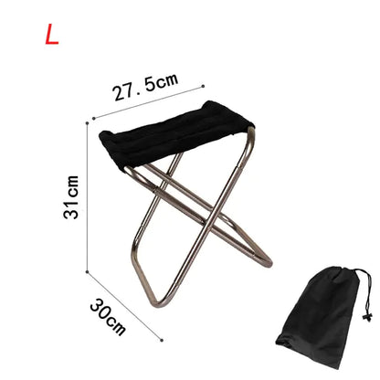 Foldable Aluminium Cloth Camping Chair - YGSHOP