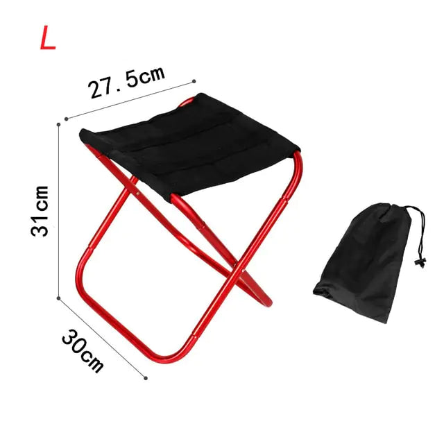 Foldable Aluminium Cloth Camping Chair - YGSHOP
