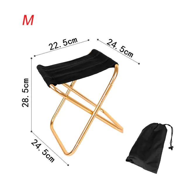 Foldable Aluminium Cloth Camping Chair - YGSHOP