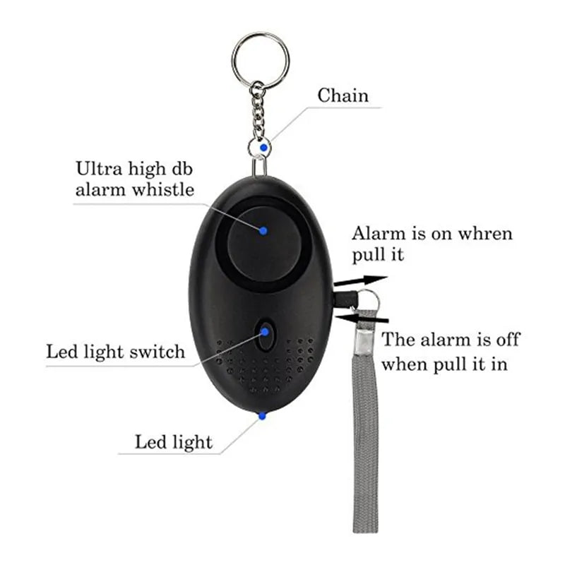 Keychain Safe Sound Anti-Attack Alarm - YGSHOP