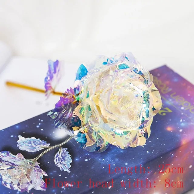 Led Enchanted Galaxy Rose Decor unique present