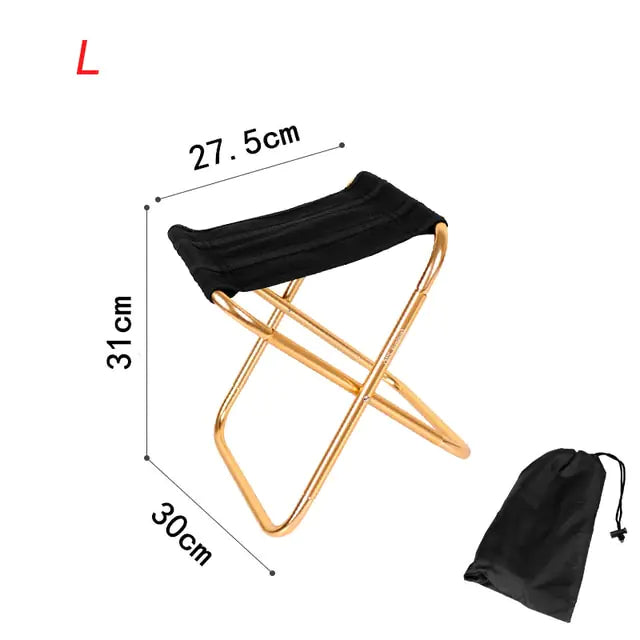 Foldable Aluminium Cloth Camping Chair - YGSHOP