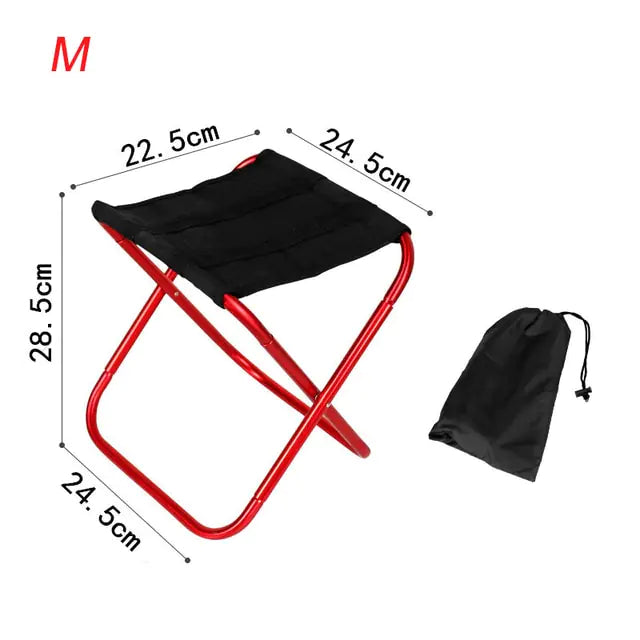 Foldable Aluminium Cloth Camping Chair - YGSHOP
