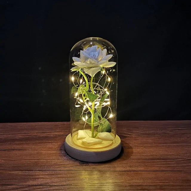 Led Enchanted Galaxy Rose Decor unique present