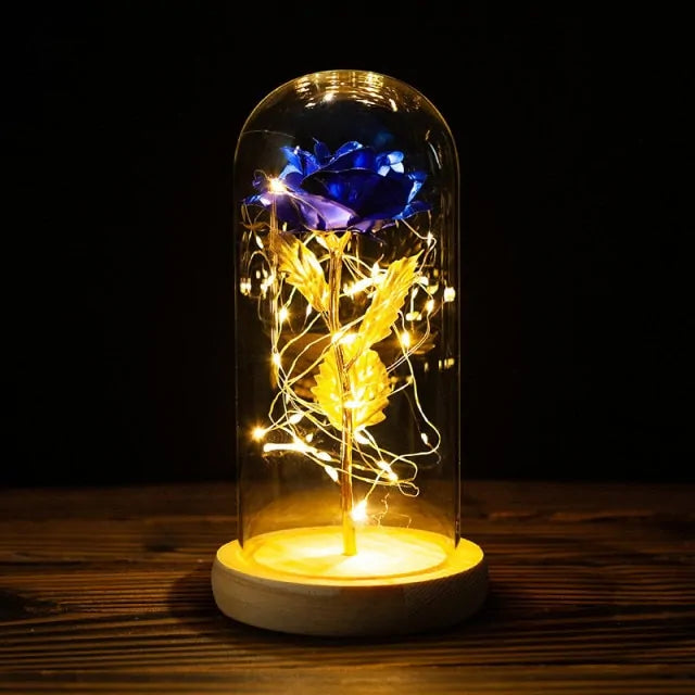 Led Enchanted Galaxy Rose Decor unique present