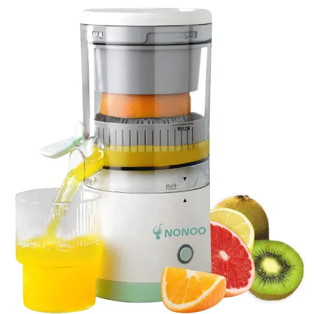 Wireless Slow Juicer Orange Lemon Juicer USB Electric Juicers Fruit Extractor Portable Squeezer Pressure Juicers for Home 7.4V - YGSHOP