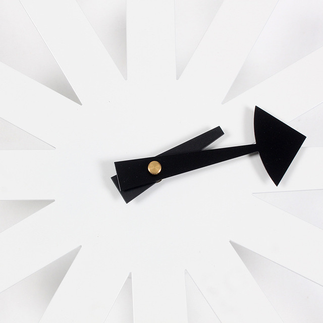 Classic Black Quartz Wall Clock - Nordic Home Decor