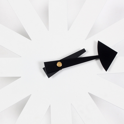 Classic Black Quartz Wall Clock - Nordic Home Decor