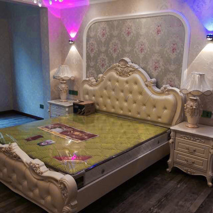 LED Bedside Lamp with Dual Wall Lights and Switch