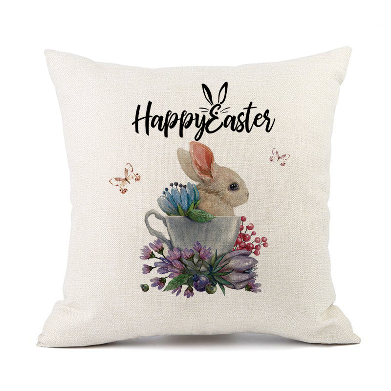 European American Spring Festival Home Decor Pillow