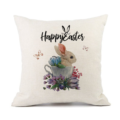 European American Spring Festival Home Decor Pillow