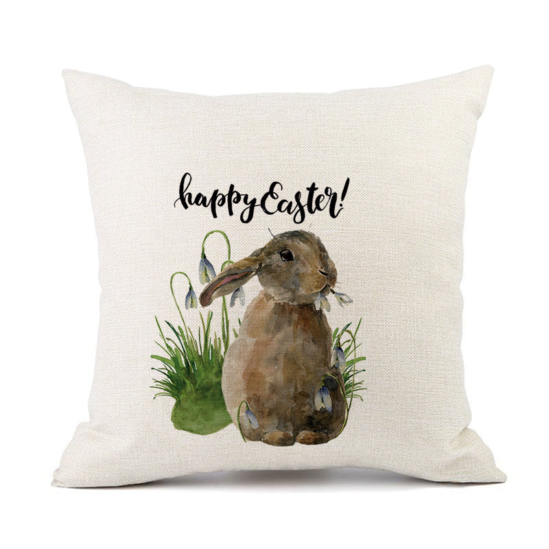 European American Spring Festival Home Decor Pillow