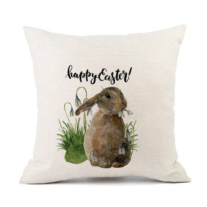 European American Spring Festival Home Decor Pillow