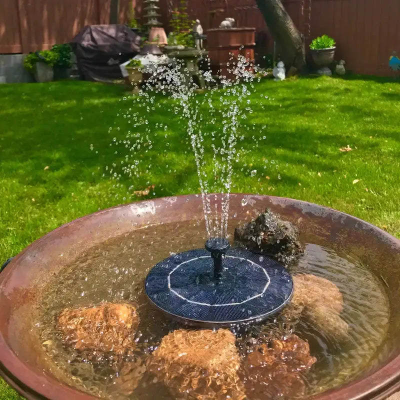 Solar Powered Fountain