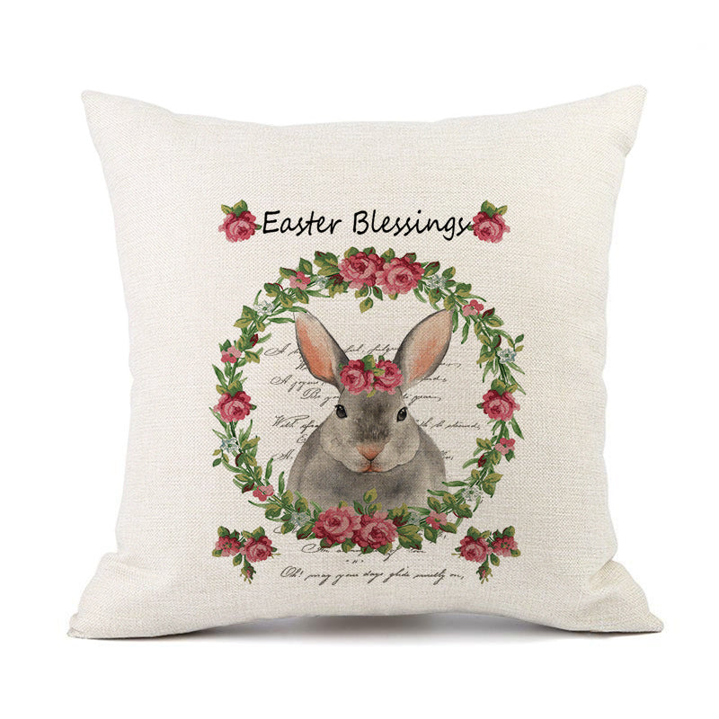 European American Spring Festival Home Decor Pillow