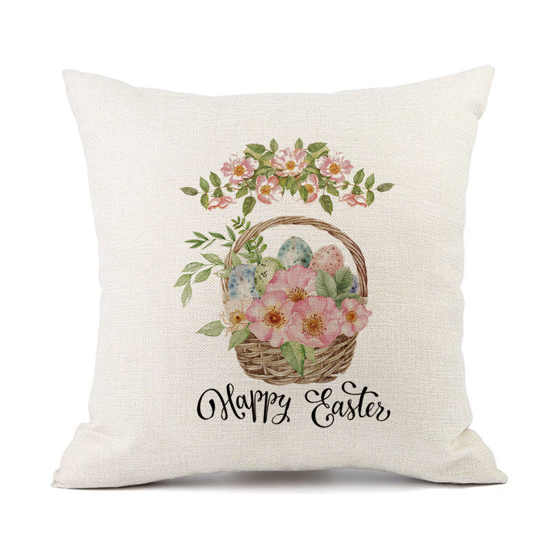 European American Spring Festival Home Decor Pillow
