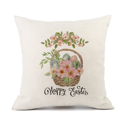 European American Spring Festival Home Decor Pillow