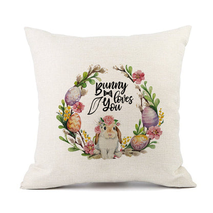 European American Spring Festival Home Decor Pillow