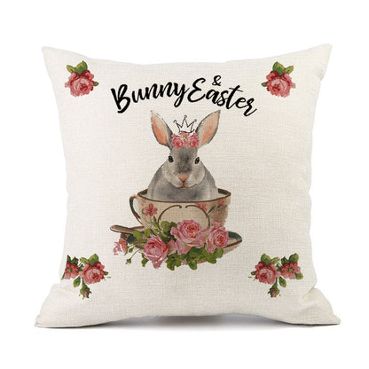 European American Spring Festival Home Decor Pillow