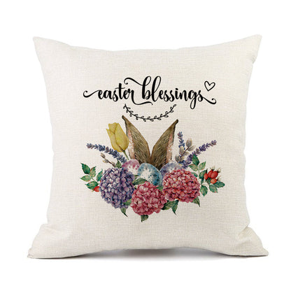 European American Spring Festival Home Decor Pillow
