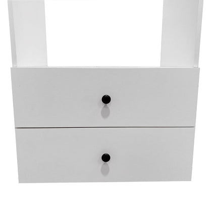 B2 Bathroom Shelves，Modular Wood Closet System Clothes Organizer, Closet System with 2 Closet Shelves, Closet Organizer System, Walk in Closet Organizers and Storage, Closet Systems for Walk in Closets, Closet(32" W x 16" D x 16" H)