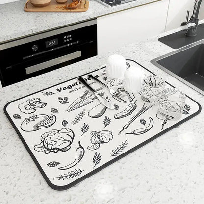 Super Absorbent Draining Mat - YGSHOP