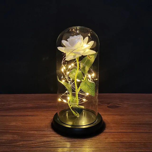 Led Enchanted Galaxy Rose Decor unique present