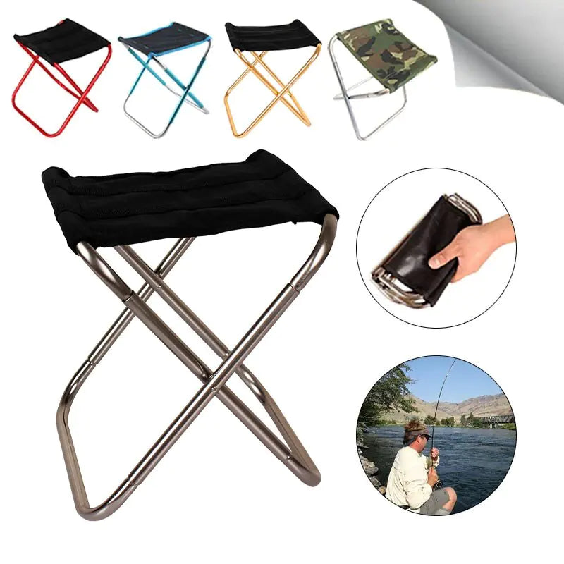 Foldable Aluminium Cloth Camping Chair - YGSHOP