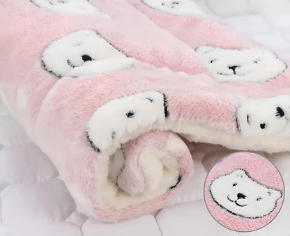 Soft Coral Sleeping Pet Blanket - YGSHOP