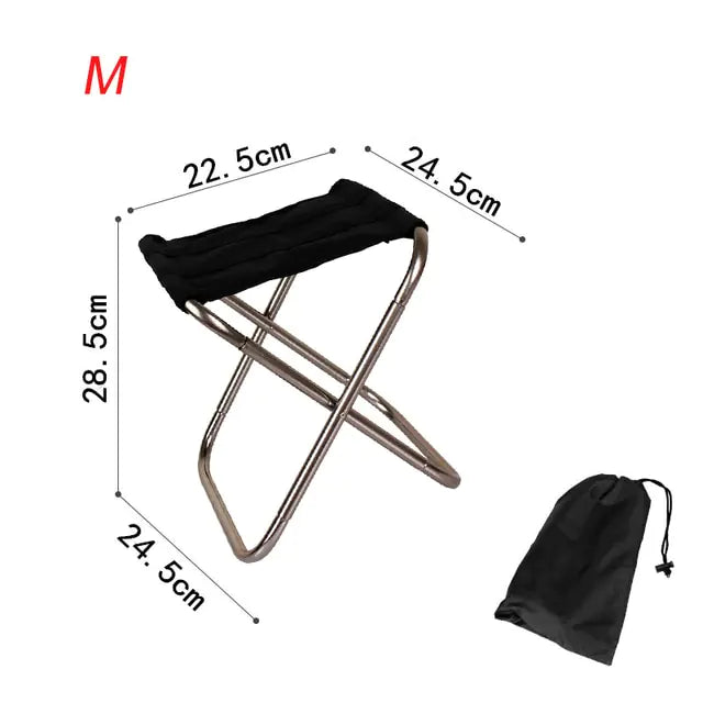 Foldable Aluminium Cloth Camping Chair - YGSHOP