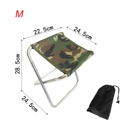 Foldable Aluminium Cloth Camping Chair - YGSHOP