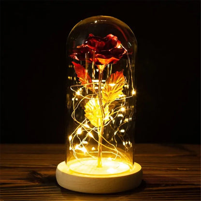 Led Enchanted Galaxy Rose Decor unique present