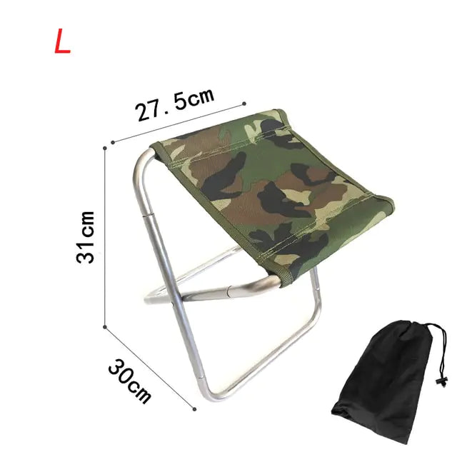 Foldable Aluminium Cloth Camping Chair - YGSHOP