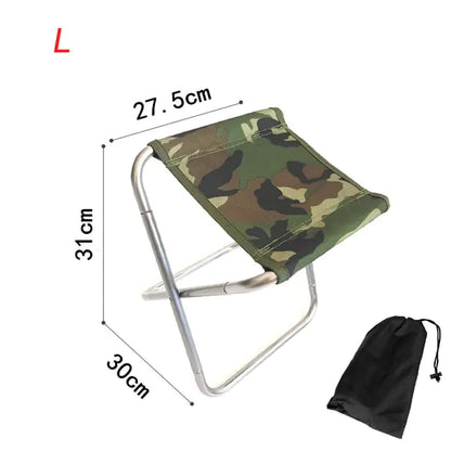 Foldable Aluminium Cloth Camping Chair - YGSHOP