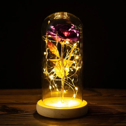 Led Enchanted Galaxy Rose Decor unique present