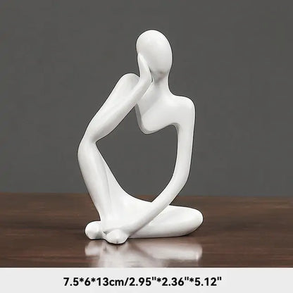 The Thinker Abstract Figurine