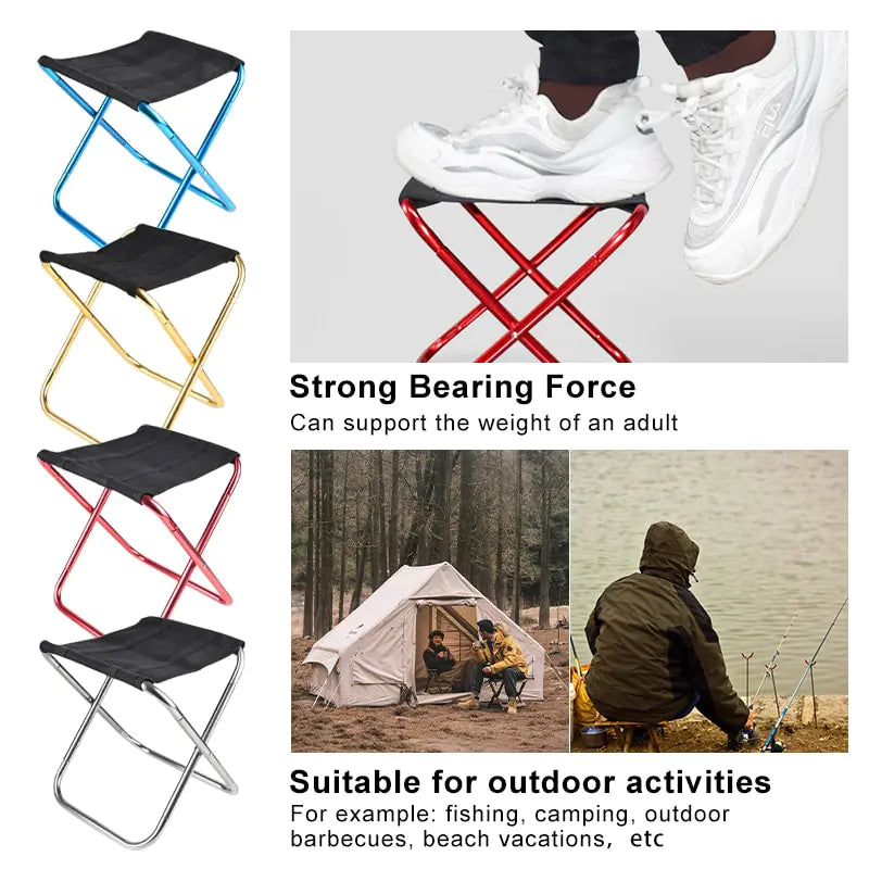 Foldable Aluminium Cloth Camping Chair - YGSHOP